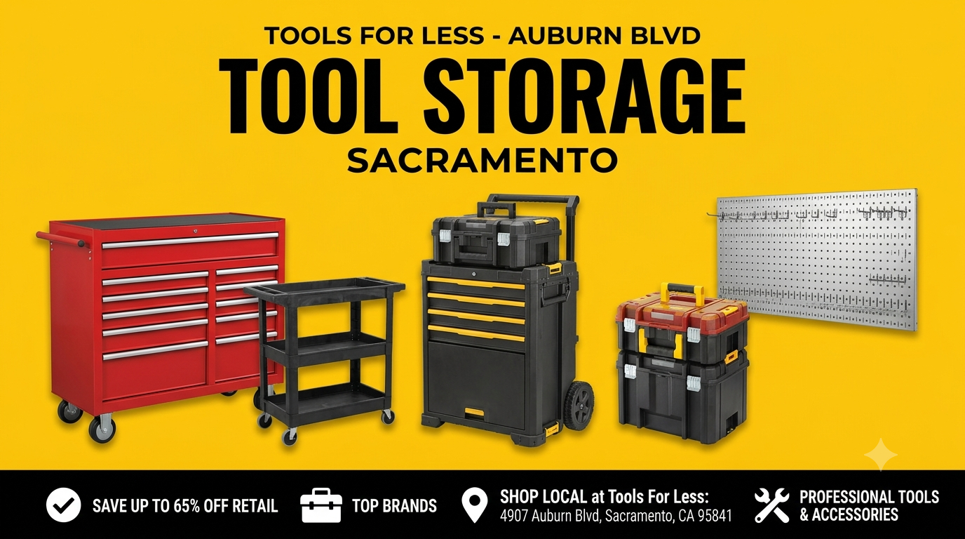 Tool Storage and Toolboxes in Sacramento: Milwaukee PACKOUT, Husky, and More