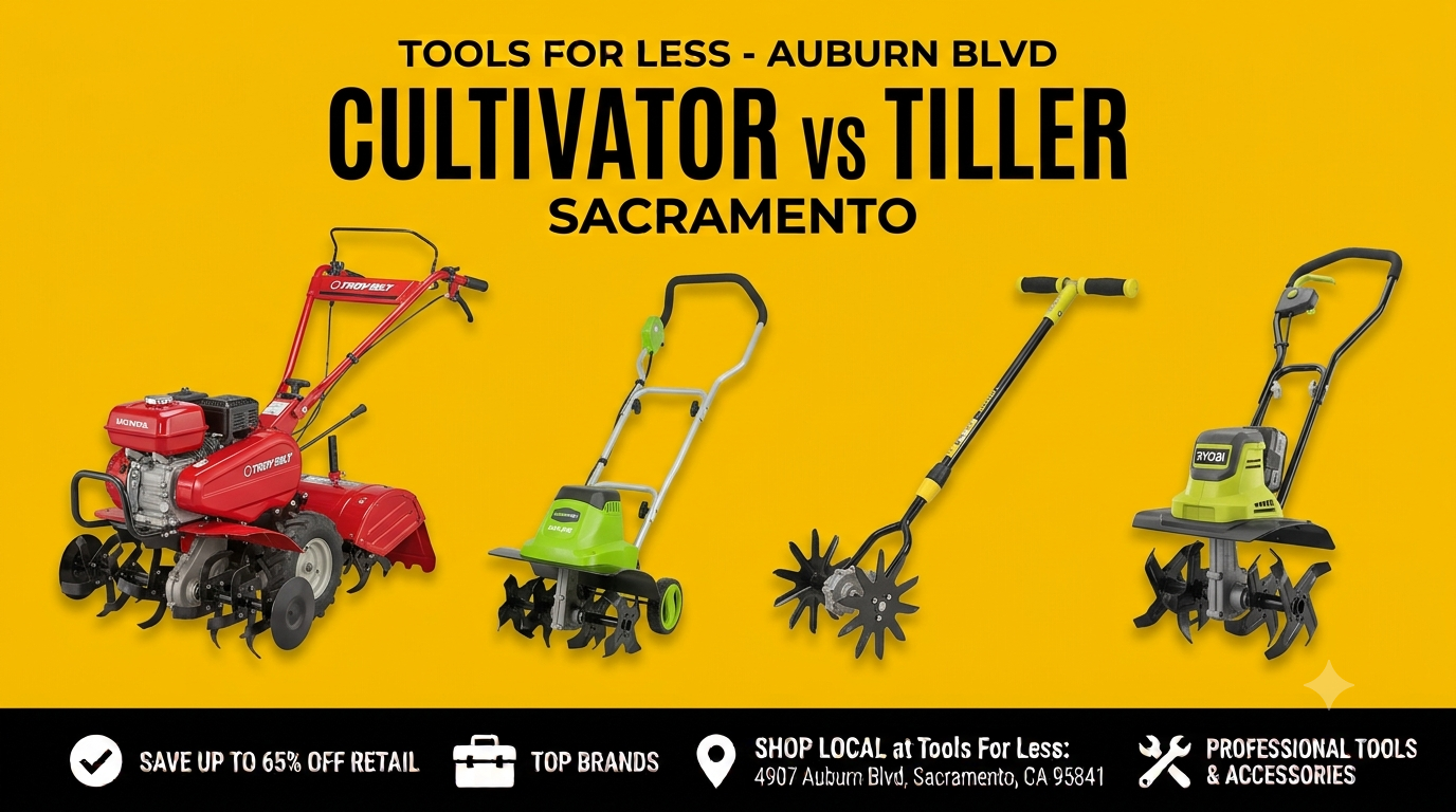 Cultivator vs. Tiller: Which Garden Tool Does Your Sacramento Yard Need?