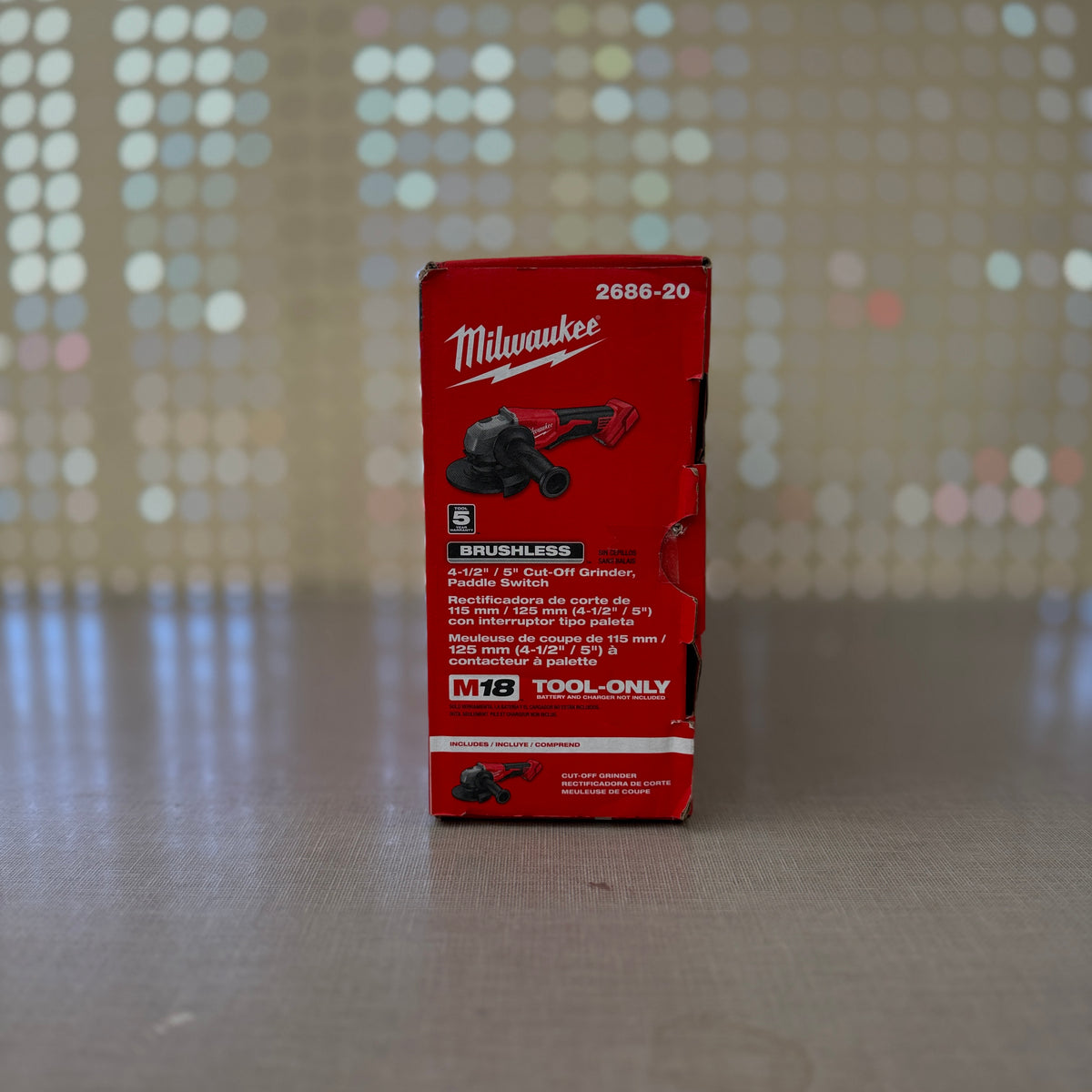 Milwaukee 2686-20 M18 Brushless 4-1/2"/5" Cut-Off Grinder, Tool Only