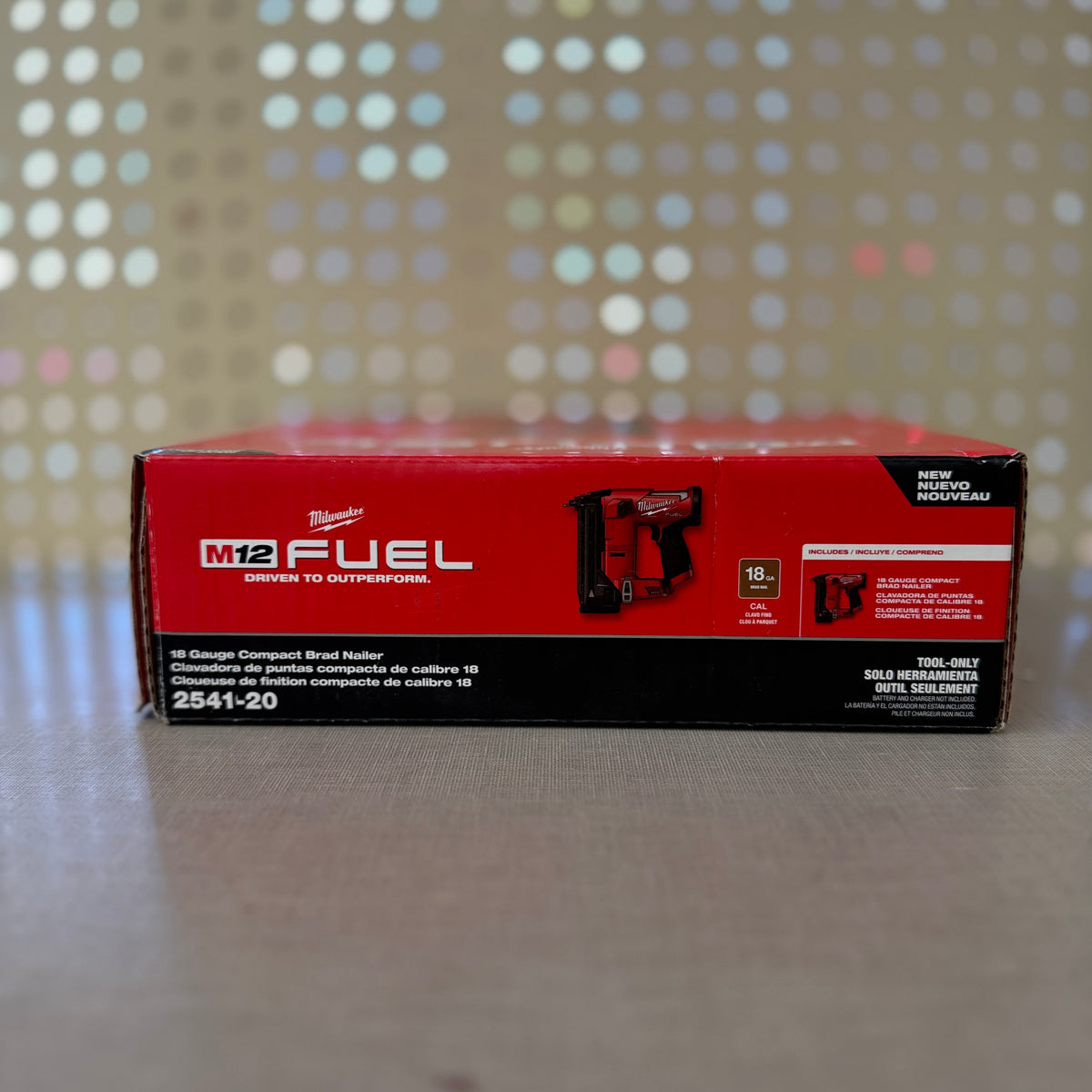Milwaukee 2541-20 M12 FUEL 18 Gauge Compact Brad Nailer, Tool Only