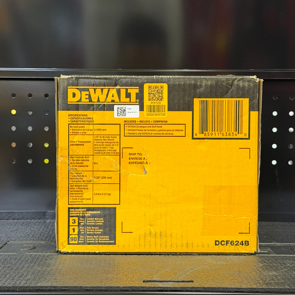 DEWALT DCF624B