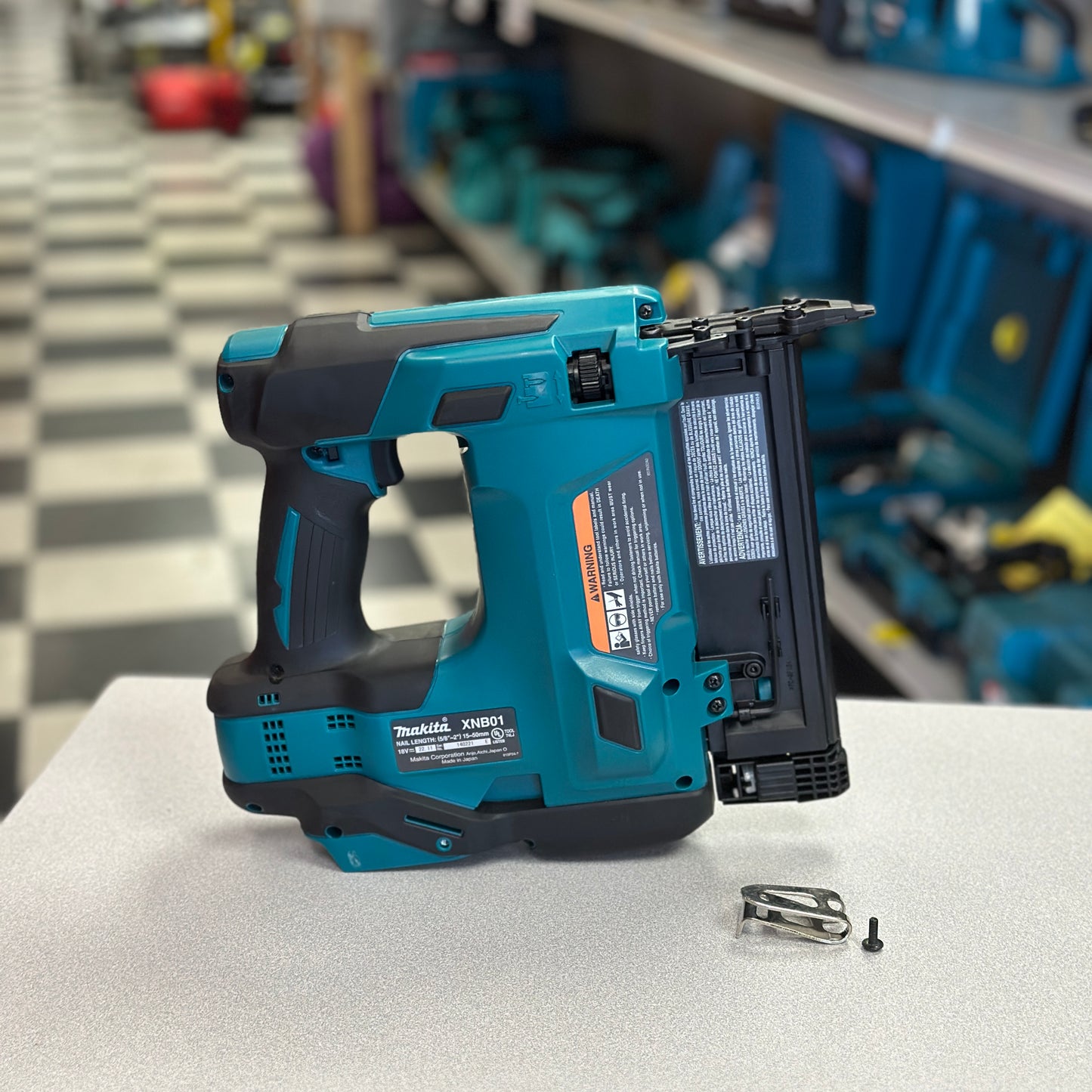 Makita 18V Cordless XNB01Z-B 2 Inch 18 Gauge Brad Nailer Factory Serviced