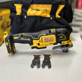 Dewalt 20V MAX XR Cordless Brushless 3-Speed Oscillating Multi Tool with (1) 20V 1.5Ah Battery and Charger