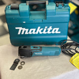 Makita 3 Amp Corded Variable Speed Oscillating Multi-Tool Kit With Blade, Sanding Pad, Sandpaper, Adapter, Hard Case