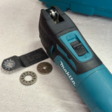 Makita 3 Amp Corded Variable Speed Oscillating Multi-Tool Kit With Blade, Sanding Pad, Sandpaper, Adapter, Hard Case