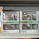 Defiant Naples Satin Nickel Hall/Closet Door Handle (1008974352)