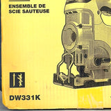DEWALT (DW331K) 6.5 Amp Corded Variable Speed Jig Saw Kit with Kit Box