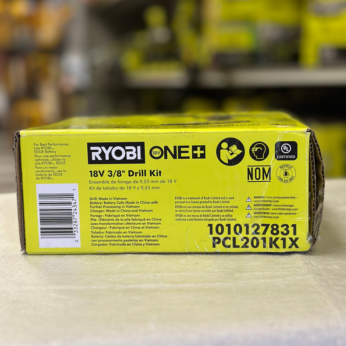 Ryobi 18V ONE+ 3/8 Drill Kit