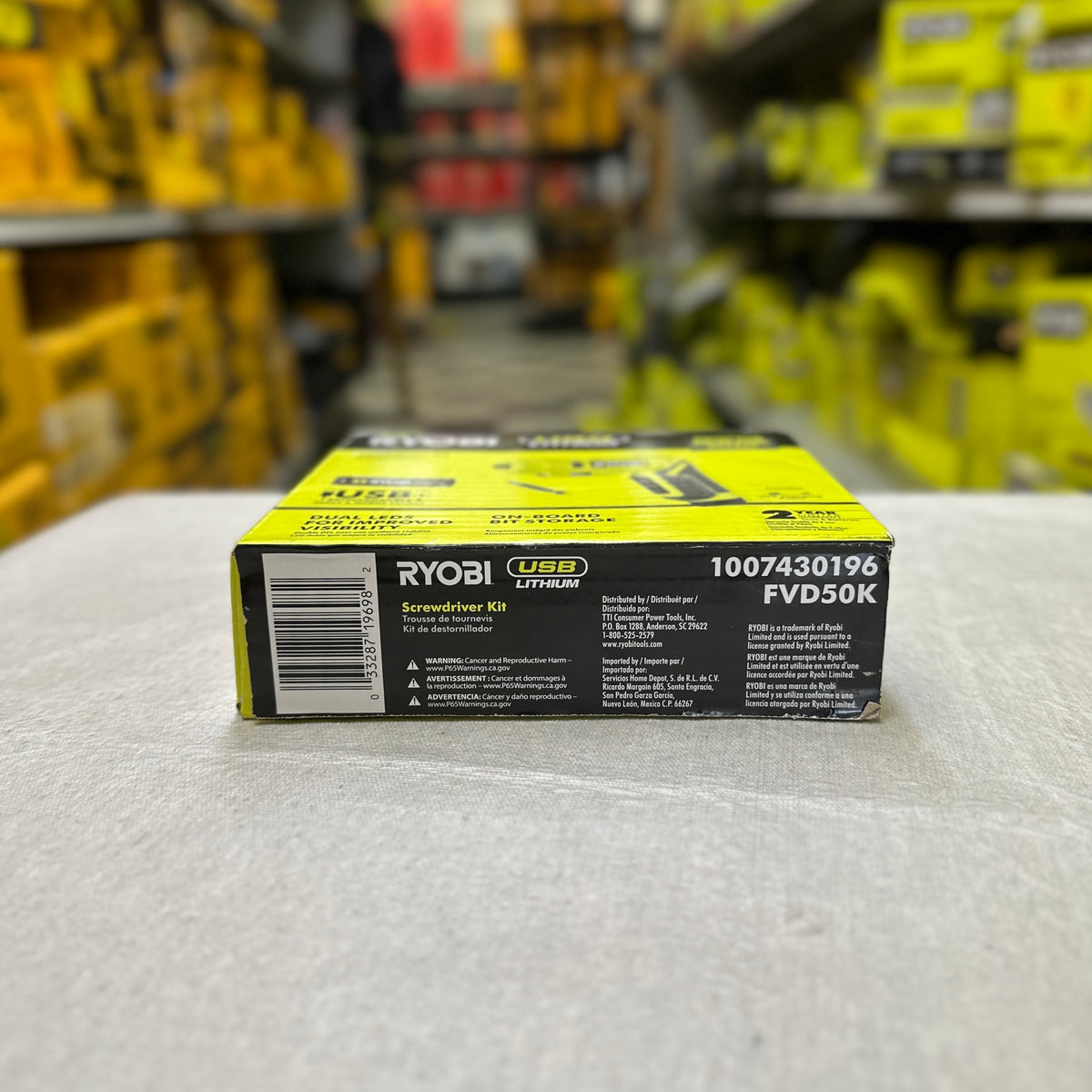 Ryobi Lithium Screwdriver Kit