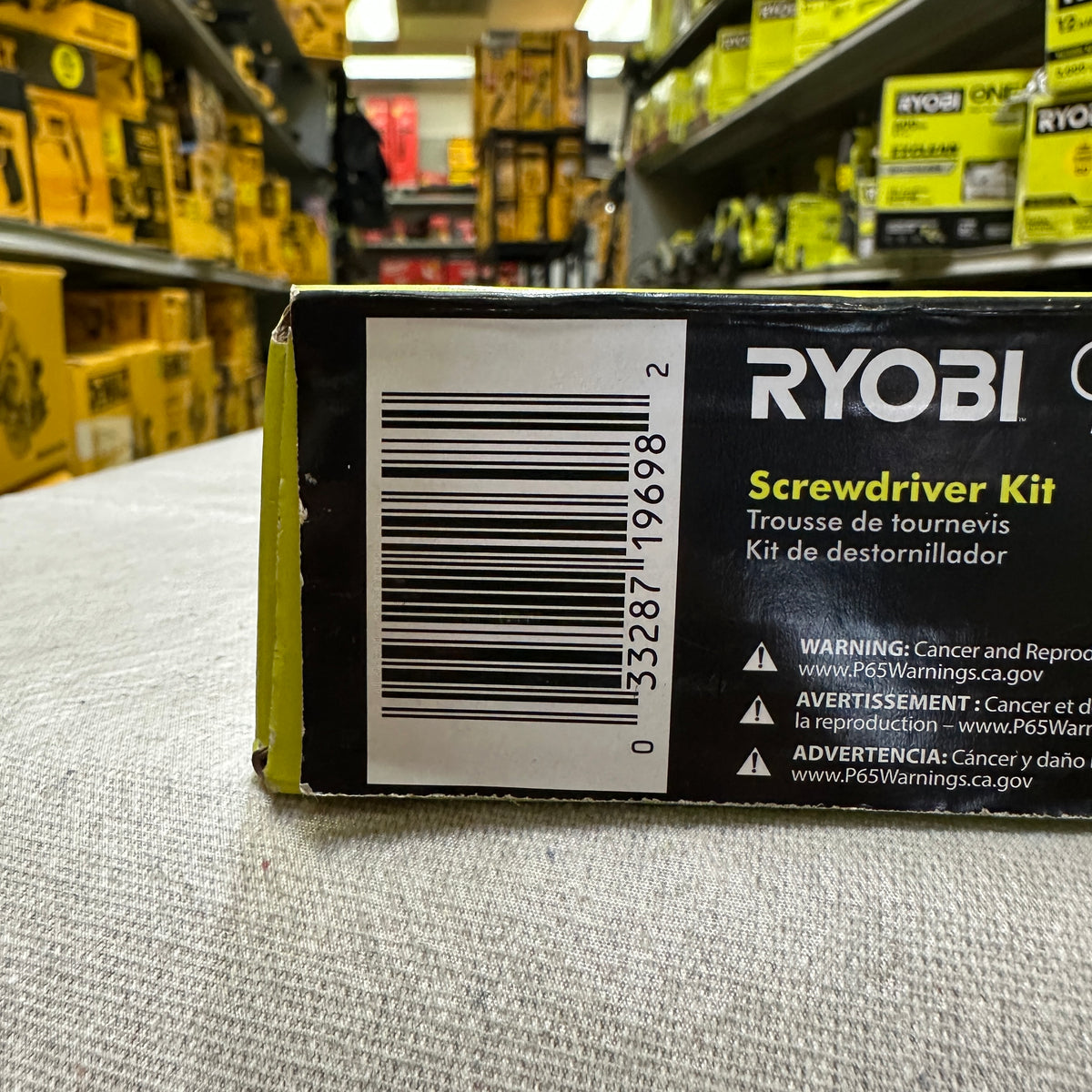 Ryobi Lithium Screwdriver Kit