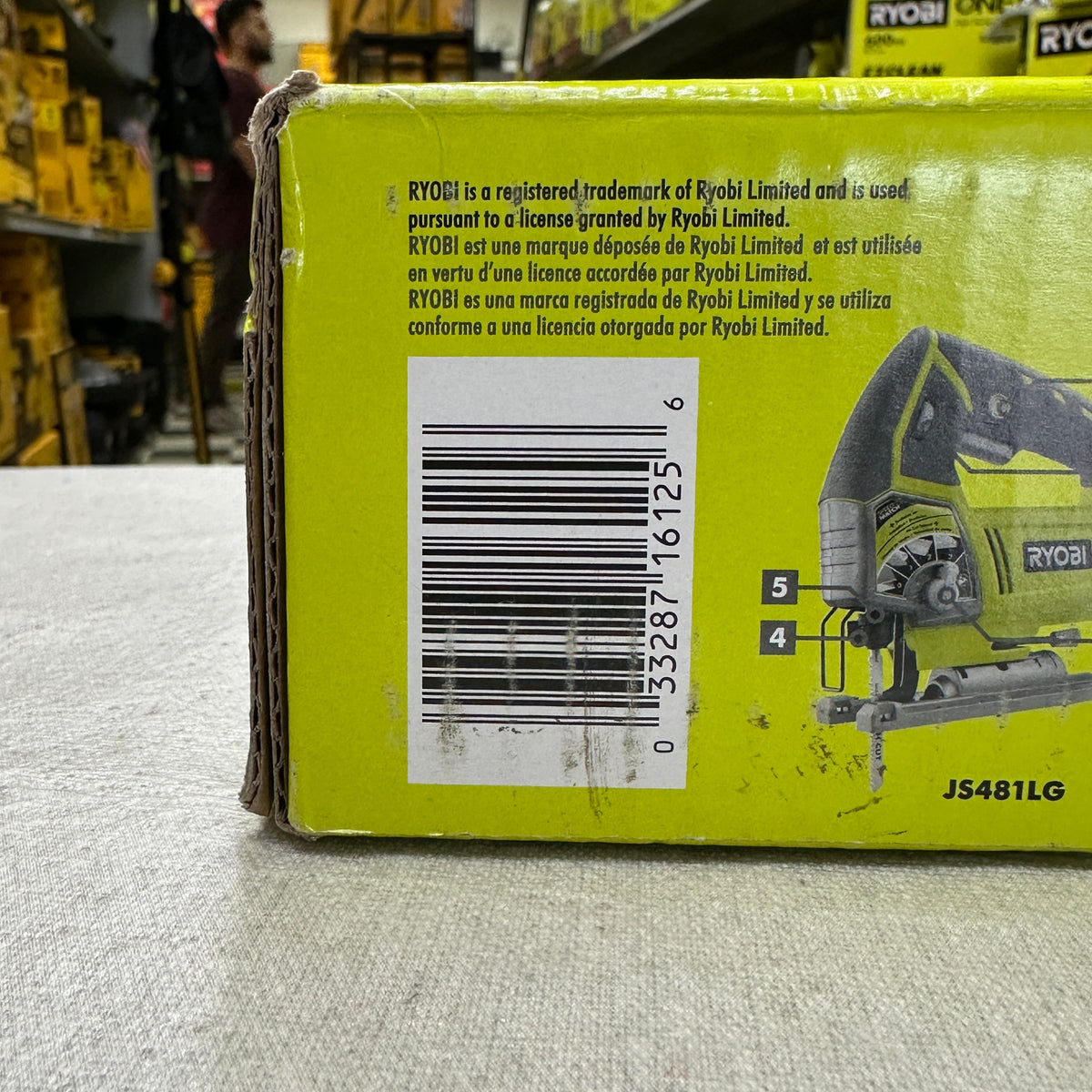 Ryobi 4.8AMP Variable Speed Jig Saw