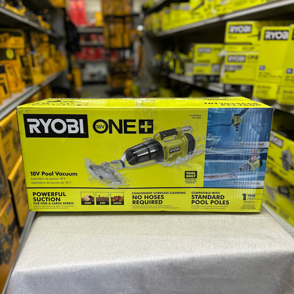 Ryobi 18V ONE+ Pool Vacuum