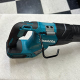 Opposite side view of a Makita GRJ01Z 40V max XGT brushless cordless reciprocating saw
