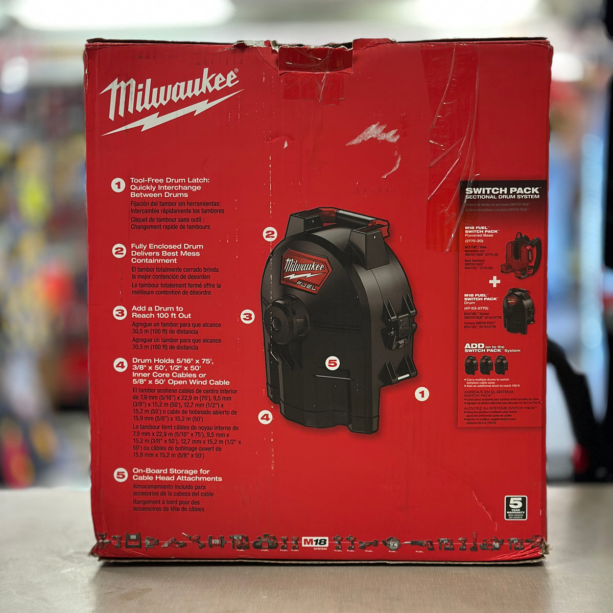 Milwaukee M18 FUEL SWITCH PACK Drum Only