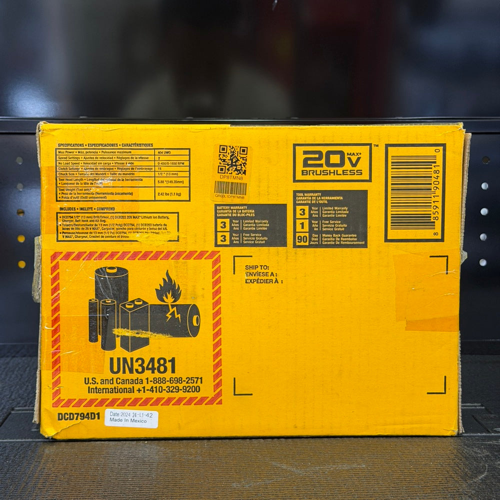 DeWALT Atomic Compact series 20V Brushless Drill
