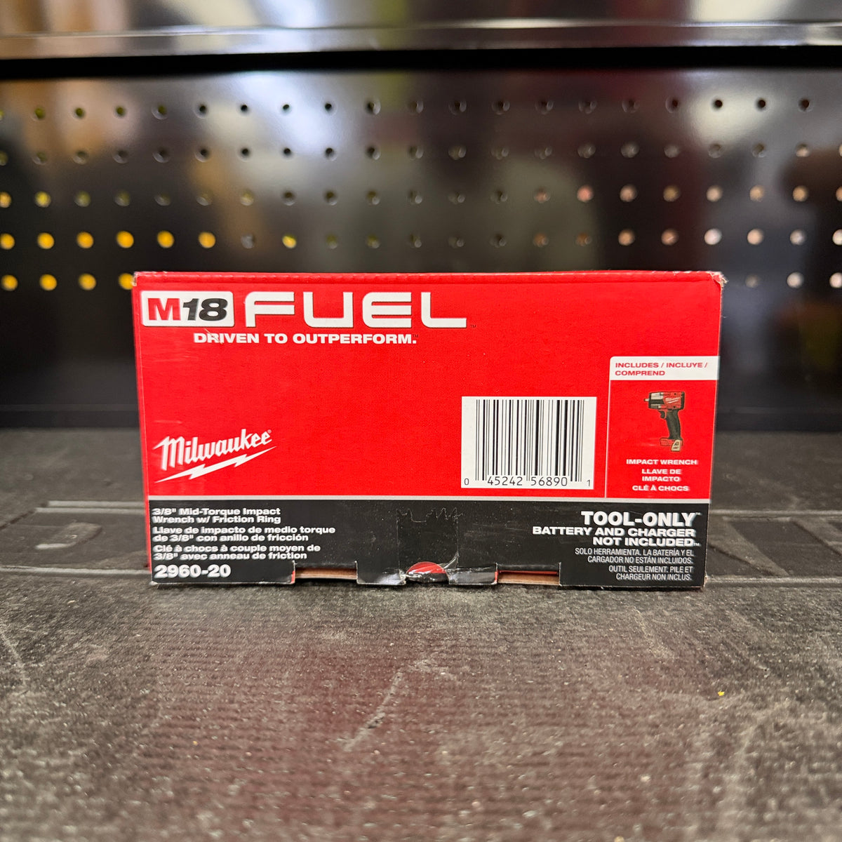 Milwaukee 2960-20 M18 FUEL 3/8" Mid-Torque Impact Wrench with Friction Ring (Tool-Only)