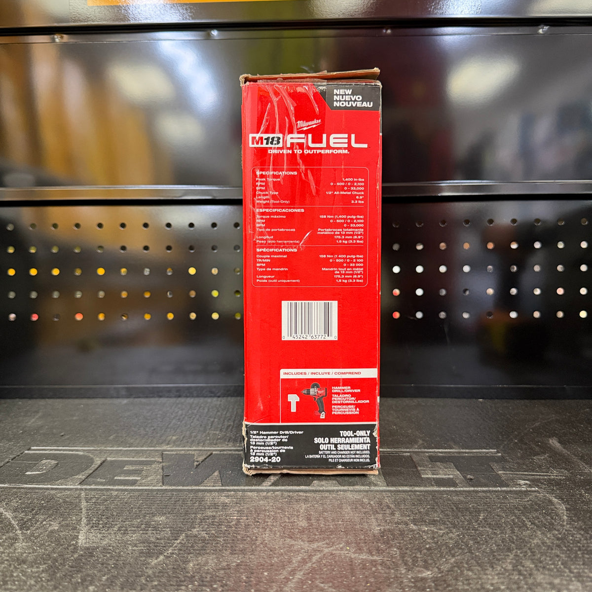Milwaukee M18 FUEL 2904-20 1/2" Hammer Drill/Driver, Tool Only