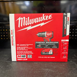 Milwaukee 3601-21P M18 Compact Brushless 1/2" Drill/Driver Kit — CP2.0 Battery, Charger & Bag