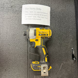 DEWALT DCF887 impact driver, top view