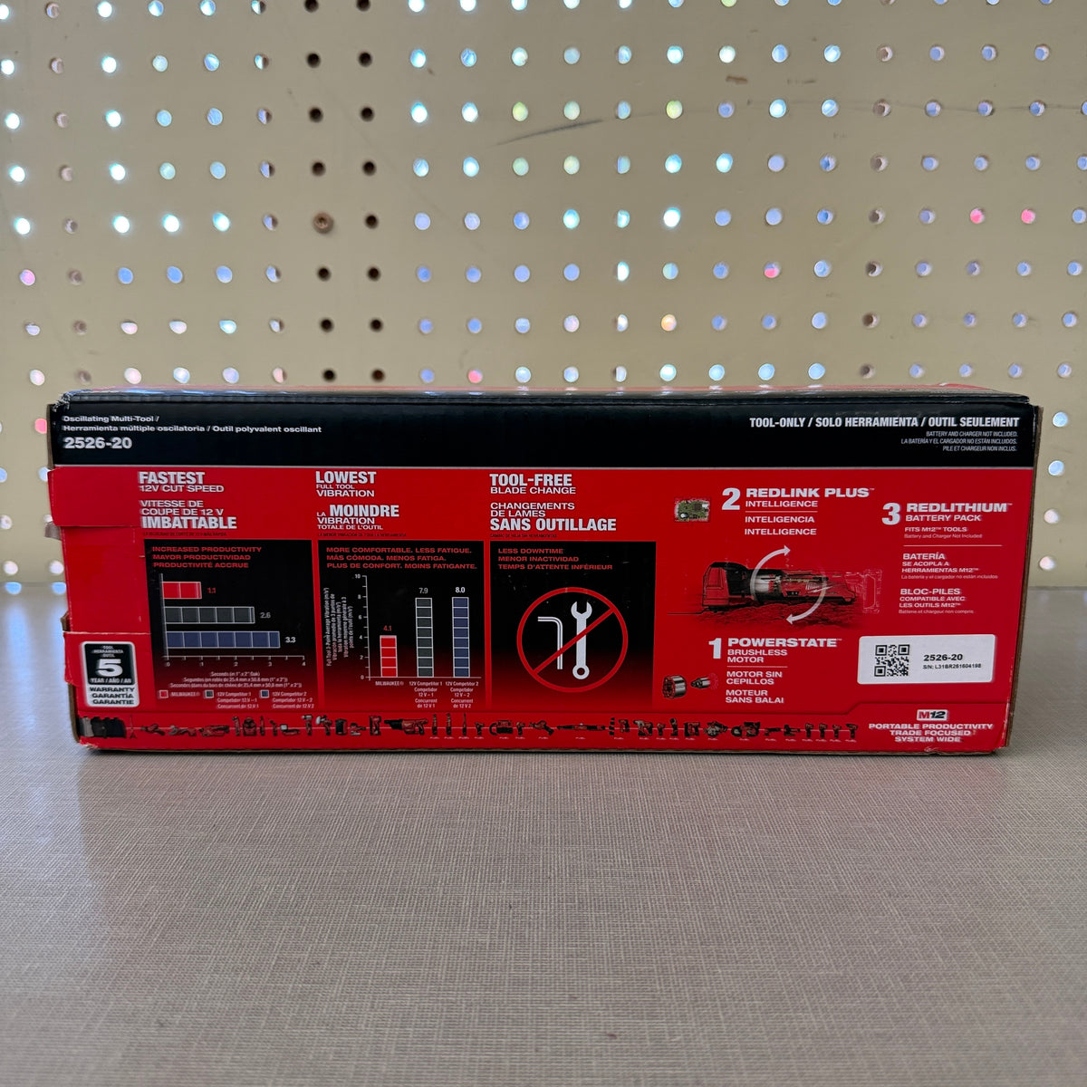 Milwaukee 2526-20 M12 FUEL Oscillating Multi-Tool