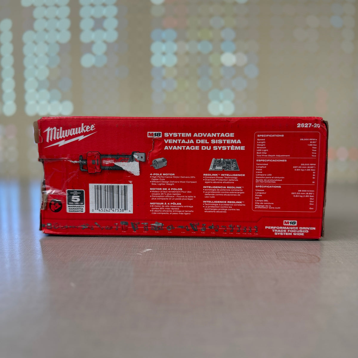 Milwaukee 2627-20 M18 Cut Out Tool, Tool Only