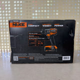 RIDGID 18V Brushless Nuke Subcompact 1/2" Drill/Driver Kit w/ 2.0Ah Battery, Charger & Tool Bag