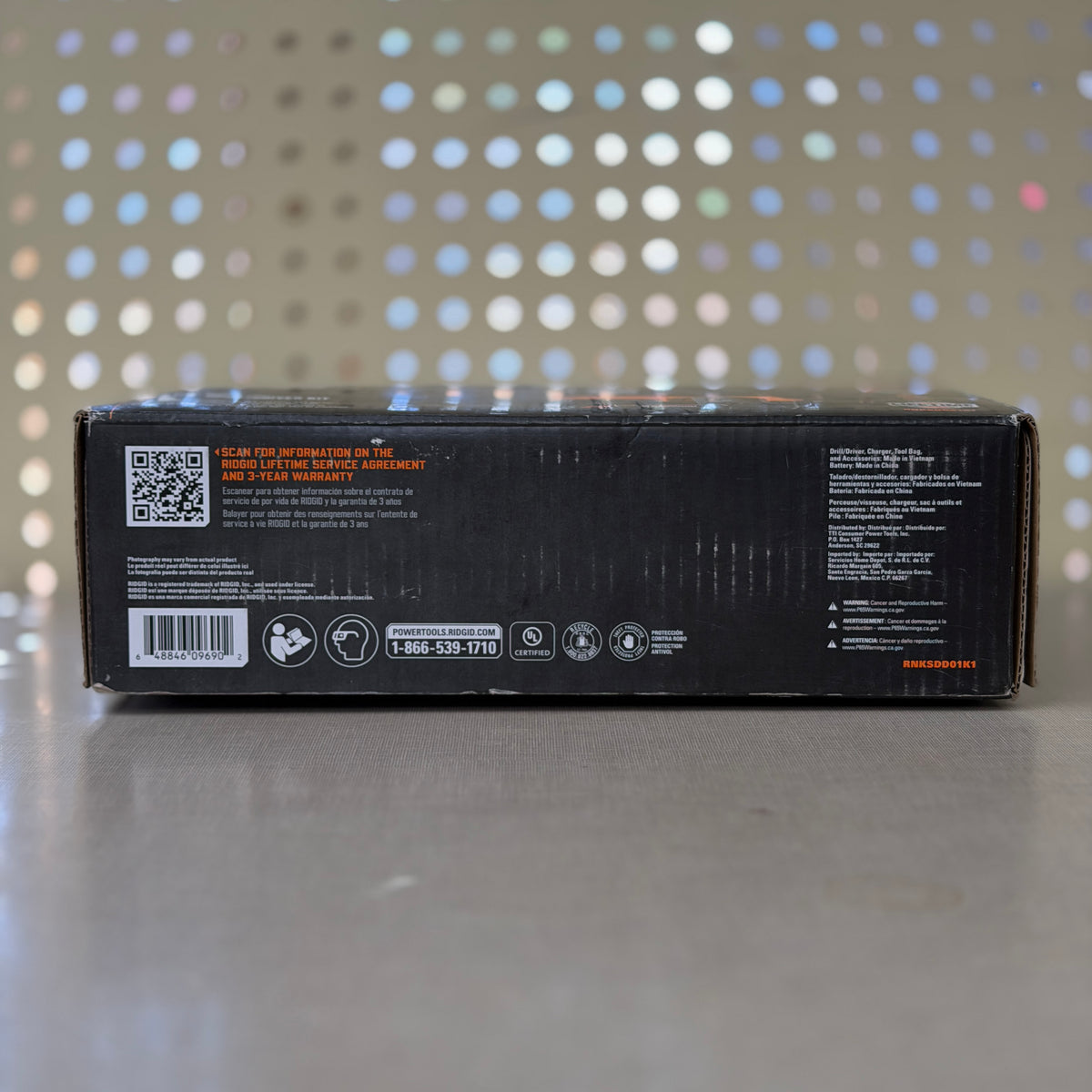 RIDGID 18V Brushless Nuke Subcompact 1/2" Drill/Driver Kit w/ 2.0Ah Battery, Charger & Tool Bag