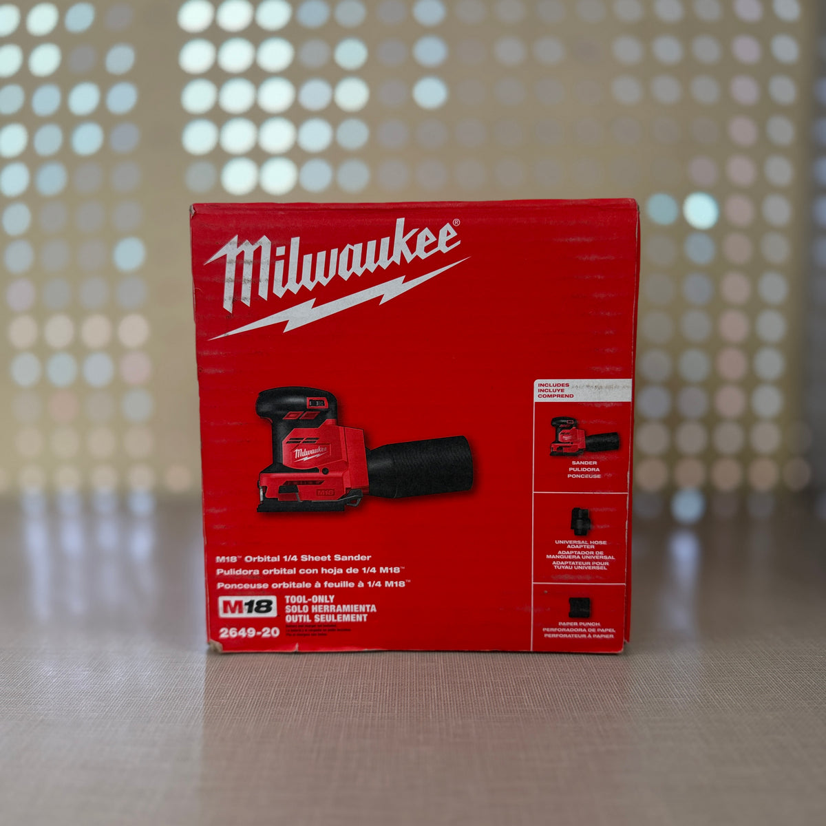 Milwaukee M18 Orbital 1/4 Sheet Sander — Tool Only, 2649-20