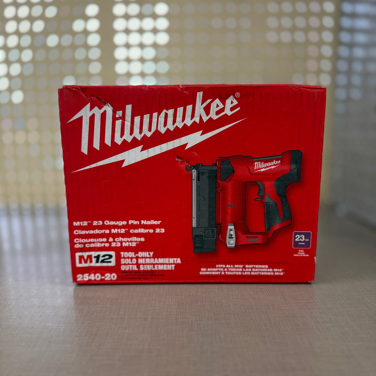 Milwaukee M12 23 Gauge Pin Nailer — Tool Only, 2540-20