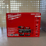 Milwaukee M18 Compact Brushless 2-Tool Combo Kit — Hammer Drill/Driver + 3-Speed Impact Driver w/ XC4.0 & CP2.0 Batteries (3693-22CX)