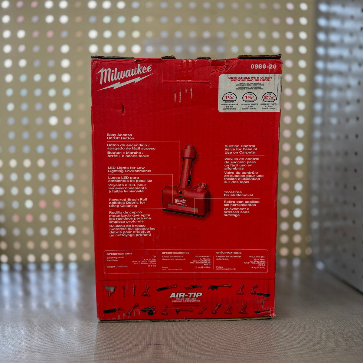 Milwaukee M12 AIR-TIP Utility Nozzle — Tool Only, 0980-20