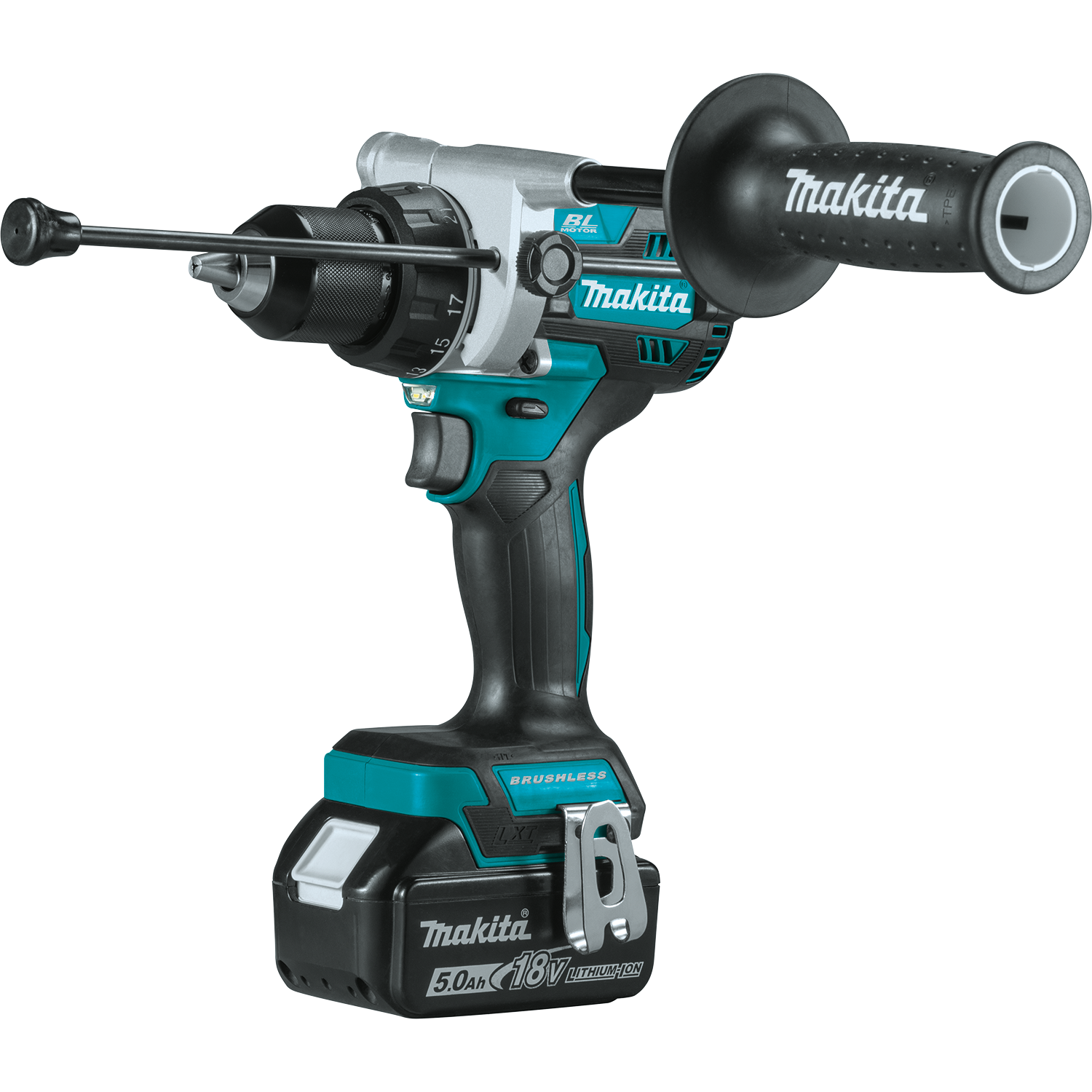 Makita XT288T-B 18V LXT® Lithium‑Ion Brushless Cordless 2‑Pc. Combo Kit (5.0Ah)