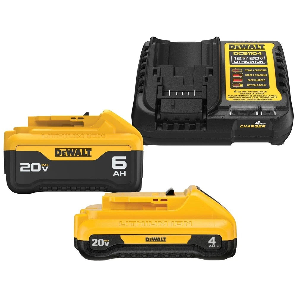 DEWALT DCB2460CR 20V MAX XR Lithium-Ion Batteries & Charger Kit (Renewed)